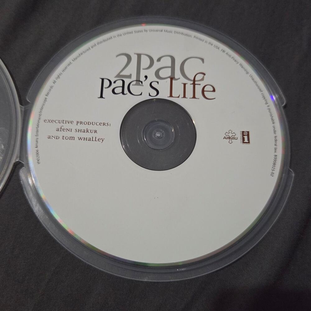 Vtg 2002 2Pac Pac's Life CD Rap Hip Hop Tupac